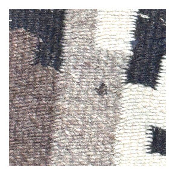 Vintage Handwoven Wool Throw Blanket Alpaca Geometric Floral Tribal Design READ - Picture 6 of 8